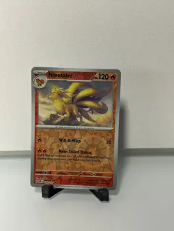Ninetales 029/197 Reverse Holo - Obsidian Flames Pokemon Card - Image 1