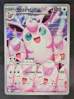 Wigglytuff 105/094 Illustration Rare Holo Phantasmal Flames Pokemon Card NM - Image 1