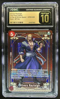 2025 One Piece Silvers Rayleigh Special Cards PRISTINE #OP09-005 CGC 10 - Image 1
