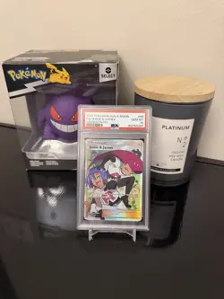 Pokemon Jesse & James Full Art Trainer Card 68/68 Hidden Fates PSA 10 Gem Mint - Image 1
