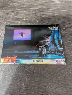 Pokemon Movie Card Mewtwo Strikes Back #29 "Clones!!!" 1999 Topps Foil - Image 1