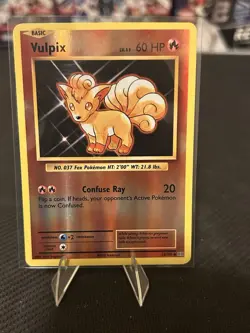 POKEMON VULPIX 14/108 COMMON REVERSE HOLOFOIL EVOLUTIONS NM CARD - Image 1