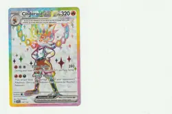 Pokemon TCG Cinderace EX Stellar Crown Holo Ultra Rare Card 157/142 - Image 1