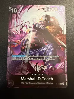 One Piece Card Marshall.D.Teach P-100 PR Event Pack Vol. 8 English USA Seller - Image 1