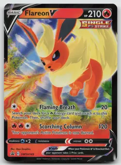 Flareon V Promo Holofoil SWSH: Sword & Shield Promo Cards SWSH149 NM - Image 1