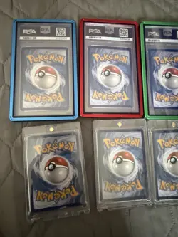 Lot Of PSA8 + raw Pokemon Red And Blue Collection Promo Cards - Image 3