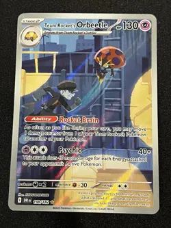 Team Rocket’s Orbeetle 198/182 - Destined Rivals Pokemon Card TCG - Image 1
