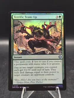 Terrific Team-Up 0120 Foil Uncommon Marvel's Spider-Man MTG NM - Image 1