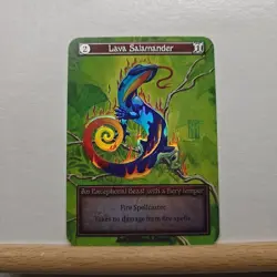 Lava Salamander FOIL Exceptional Sorcery Contested Realm BETA - Image 1