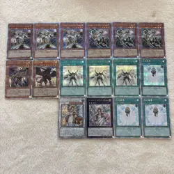 Yugioh TCG Japanese Lightsworn 25th Quarter Century Secret Rare Bulk Lot EX/LP - Image 1