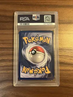 1999 POKEMON BASE SET UNLIMITED #1 ALAKAZAM-HOLO PSA 8 - Image 2