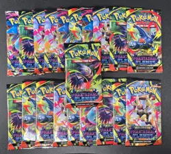 (20) Lot Pokemon TCG Phantasmal Flames Booster Packs Sealed Random Art - Image 1