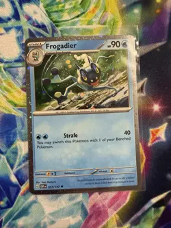 Frogadier - 057/197 - Pokemon Obsidian Flames Cosmos Holo Rare Card NM - Image 1