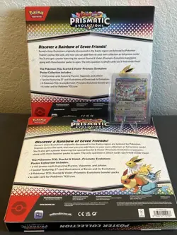 Pokemon TCG Prismatic Evolutions Poster Collection Box Factory Sealed (2) - Image 2