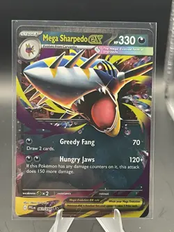 Pokemon TCG - Mega Sharpedo EX 061/094 - Phantasmal Flames - Image 1