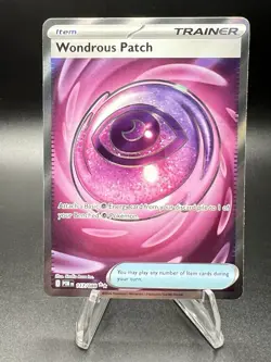 Pokemon TCG Trainer Wondrous Patch Full Art Ultra Rare Holo Perfect Order - Image 1