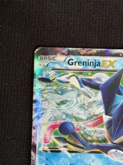 Pokemon Greninja EX XY20 XY Black Star Promo Holo Basic 170 HP (2014) DMG - Image 2