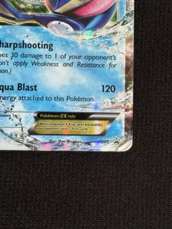 Pokemon Greninja EX XY20 XY Black Star Promo Holo Basic 170 HP (2014) DMG - Image 4