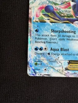 Pokemon Greninja EX XY20 XY Black Star Promo Holo Basic 170 HP (2014) DMG - Image 5