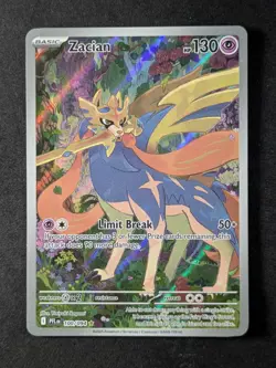 2025 Pokemon ZACIAN #100/094 Phantasmal Flames Illustration Rare English - Image 1