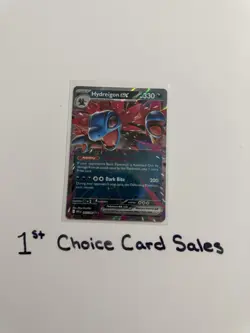 HYDREIGON EX 067/086 SV WHITE FLARE POKEMON (DOUBLE RARE, NM) ENGLISH - Image 1