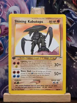 2002 Pokemon Neo Destiny 1st Edition Shining Kabutops 108/105 Light crease - Image 1