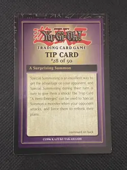 YuGiOh! - Tip Card #28 Of 50 DR2-EN28 Dark Revelation Volume 2 Lightly Played - Image 1
