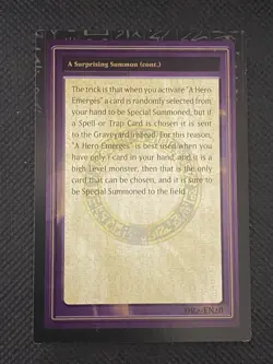 YuGiOh! - Tip Card #28 Of 50 DR2-EN28 Dark Revelation Volume 2 Lightly Played - Image 2