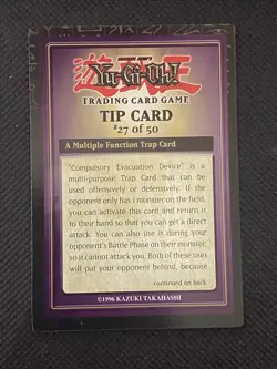YuGiOh! - Tip Card #27 Of 50 DR2-EN27 Dark Revelation Volume 2 Lightly Played - Image 1