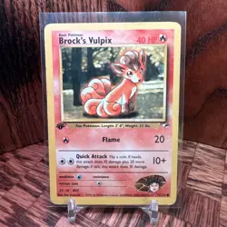 Pokemon Brock's Vulpix Gym Heroes 1st Edition (73/132) - Image 1