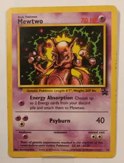 Mewtwo 14 Black Star Promo 2000 LP - Image 1
