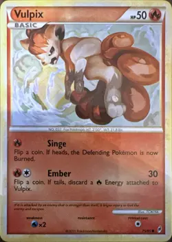 Vulpix 75/95 Common Call of Legends Pokemon Lightly Played - Image 1