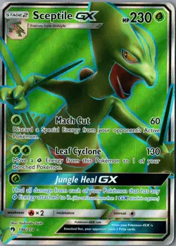 Sceptile GX Ultra Rare SM - Lost Thunder 22/214 NM Holofoil - Pokemon - Image 1