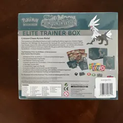 Pokemon SUN AND MOON CRIMSON INVASION Elite Trainer Box ETB New SEALED - Image 3