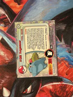 Ivysaur Topps Holo #02 Black Label Vintage Pokemon - MP - Image 2