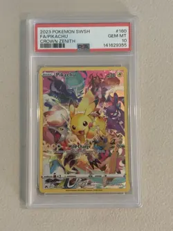 Pokemon SWSH Crown Zenith Pikachu 2023 160/159 PSA 10 - Image 1