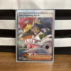 Iris's Fighting Spirit 292 / 217 SIR Pokemon Ascended Heroes NM - Image 2