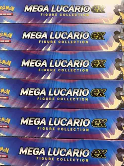 Pokemon TCG Mega Lucario ex Premium Figure Collection Box Factory Sealed - Image 1