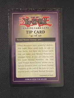 YuGiOh! - Tip Card #42 Of 50 DR2-EN42 Dark Revelation Volume 2 Lightly Played - Image 1