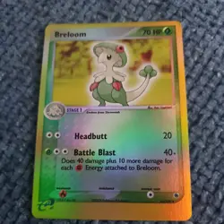 Pokemon TCG Breloom 16/109 Reverse Holofoil Rare Ruby & Sapphire Near Mint - Image 1