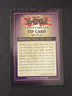 YuGiOh! - Tip Card #48 Of 50 DR2-EN48 Dark Revelation Volume 2 Lightly Played - Image 1