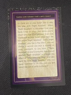 YuGiOh! - Tip Card #48 Of 50 DR2-EN48 Dark Revelation Volume 2 Lightly Played - Image 2