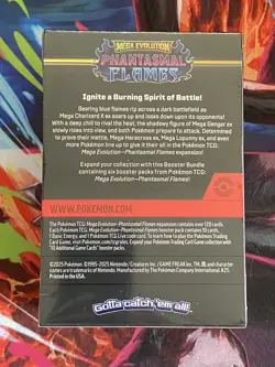 Pokemon TCG Mega Evolution Phantasmal Flames Booster Bundle Sealed - Image 3