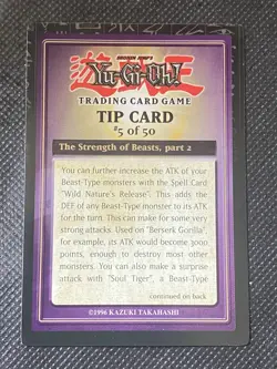 YuGiOh! - Tip Card #44 Of 50 DR2-EN44 Dark Revelation Volume 2 Lightly Played - Image 1