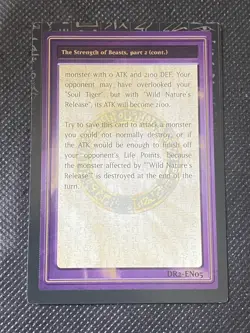 YuGiOh! - Tip Card #44 Of 50 DR2-EN44 Dark Revelation Volume 2 Lightly Played - Image 2