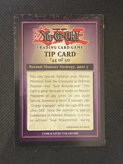 YuGiOh! - Tip Card #44 Of 50 DR2-EN44 Dark Revelation Volume 2 Lightly Played - Image 3