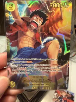 Bandai One Piece Card Game Foil Leader & Character Lot OP15 Rebecca Luffy Robin - Image 4