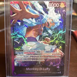 One Piece CCG Monkey.D.Luffy Foil Op09-061 - Image 1