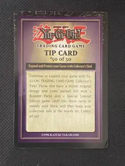 YuGiOh! - Tip Card #50 Of 50 DR2-EN50 Dark Revelation Volume 2 Lightly Played - Image 1