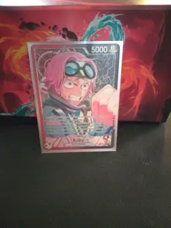 One Piece CCG Koby OP11-001 Alternative Art Leader a Fist of Divine Speed - Image 1